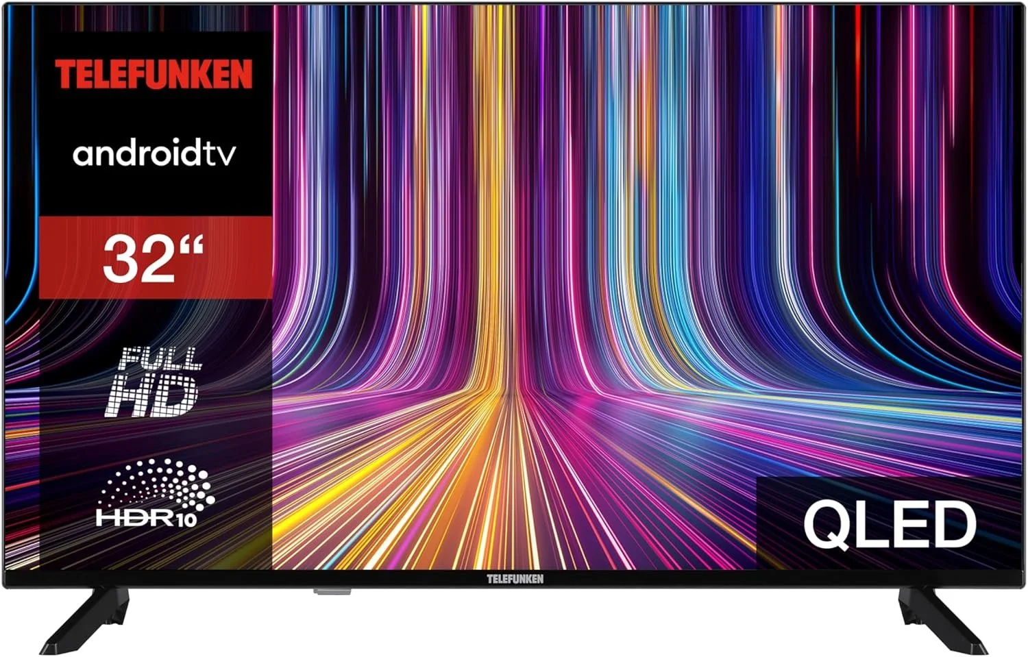 Телевізор 32" Telefunken QF32AN750S / Full HD / 50 Гц / QLED / Android TV / Wi-Fi / Bluetooth / T2, фото №1 Телевізор 32" Telefunken QF32AN750S / Full HD / 50 Гц / QLED / Android TV / Wi-Fi / Bluetooth / T2, фото №1