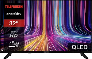 Телевізор 32" Telefunken QF32AN750S / Full HD / 50 Гц / QLED / Android TV / Wi-Fi / Bluetooth / T2 - Фото 1