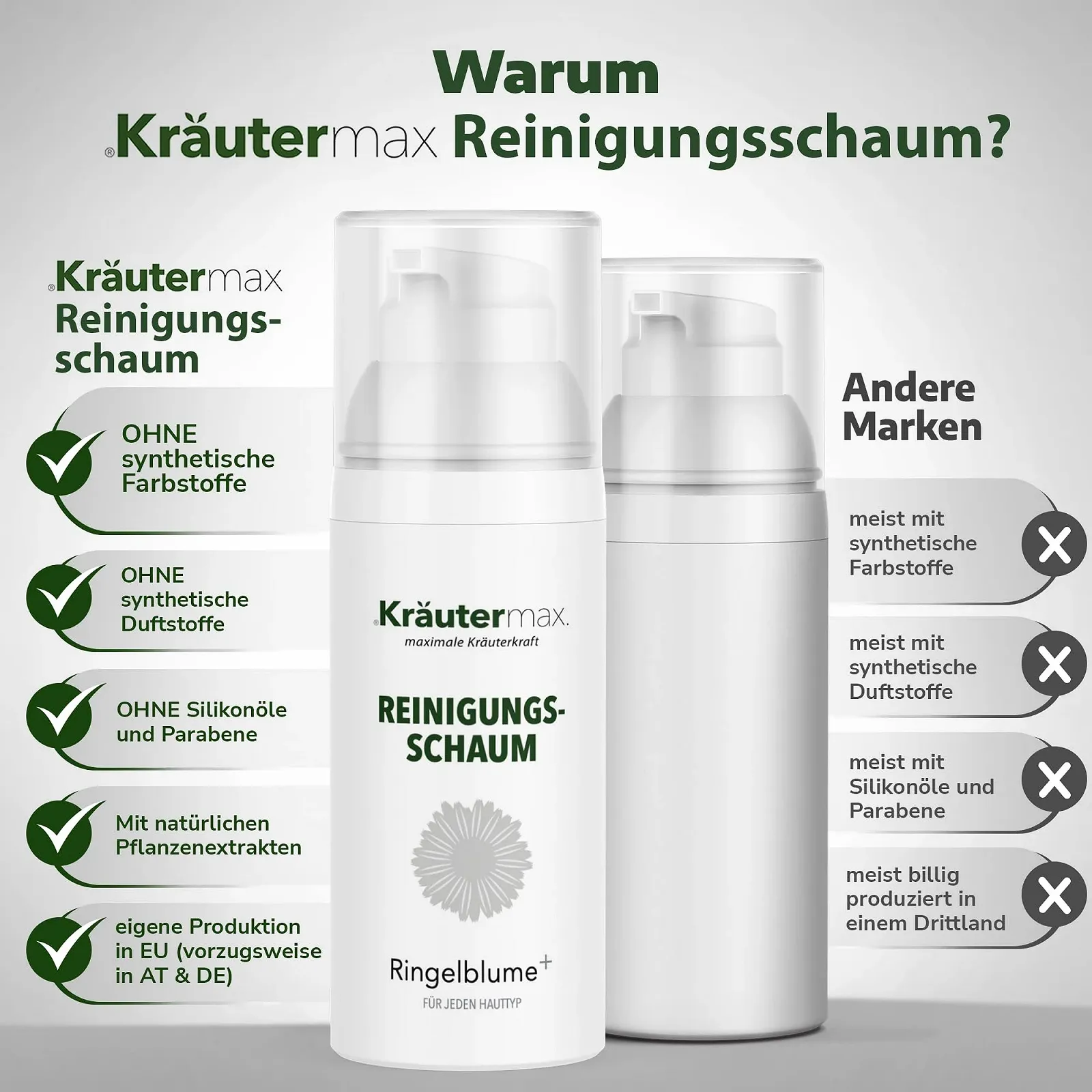 Очищуюча пінка Krtermax. Календула для очищення та догляду за обличчям з календулою 150 мл, фото №3 Очищуюча пінка Krtermax. Календула для очищення та догляду за обличчям з календулою 150 мл, фото №3