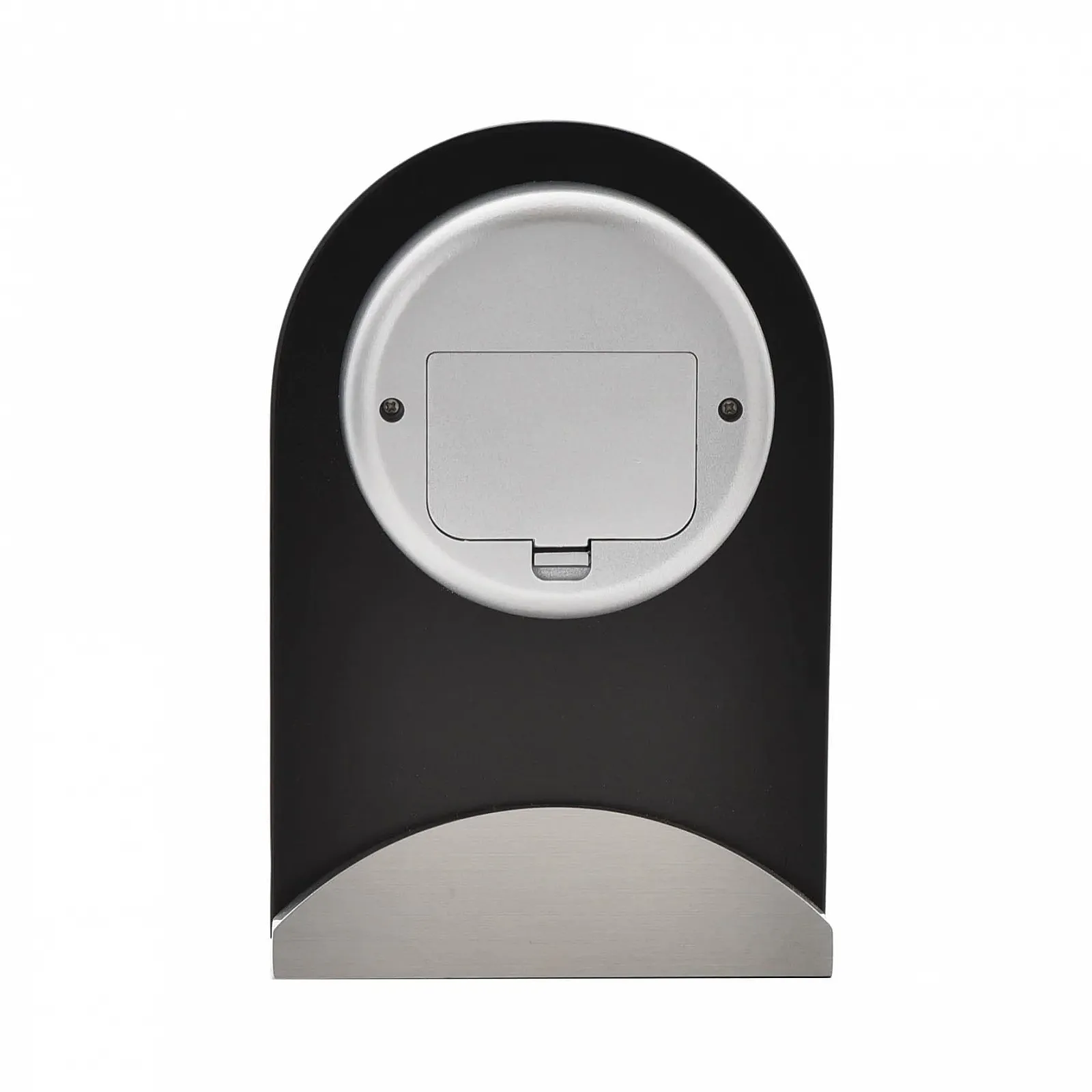 Настольные часы Widdop and Co W2912, стекло и дерево, современные, черные, фото №2