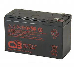 Аккумуляторная батарея CSB GP1272F2, 12V 7,2Ah (28W) (151х65х100мм) 2.1кг Q10 - Фото 1