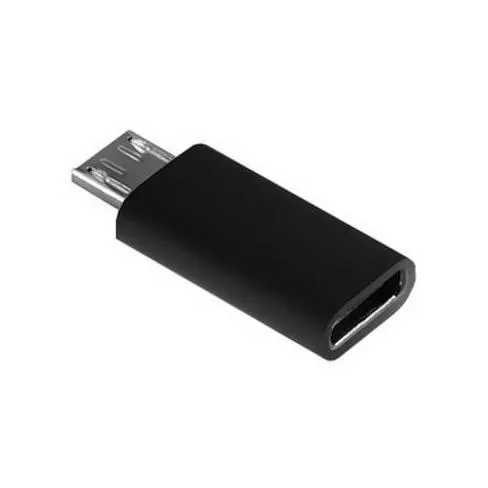 Переходник Lapara Micro USB Male to 3.1 Type-C Female black LA-MaleMicroUSB-TypeC-Female, фото №1