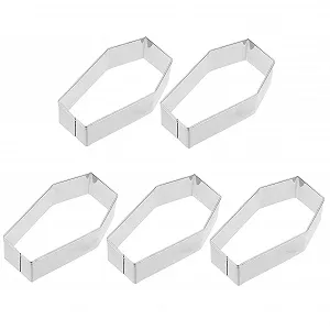 Форми для випікання LIFKOME 5 шт. нержавіюча сталь - Фото 1