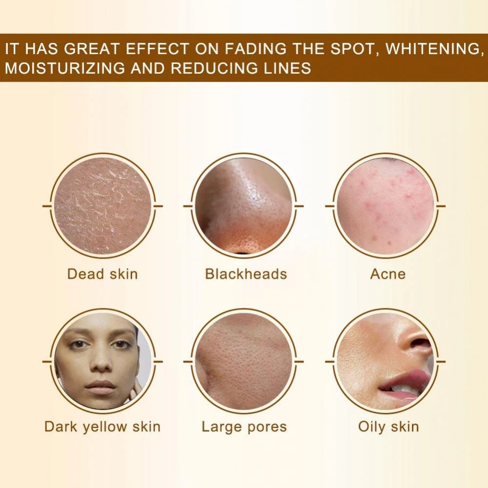 Маска для лица 24K Gold, коллагеновая маска, отбеливающая маска для глубокого очищения, антивозрастной увлажняющий крем, фото №2