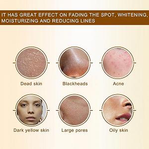 Маска для обличчя 24K Gold, колагенова маска, відбілююча маска для глибокого очищення, антивіковий зволожуючий засіб synthetic.ua - Фото 1