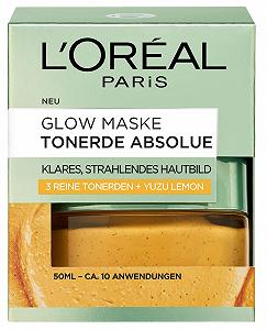 Маска L'Oréal Paris Tonerde Absolue Glow для чистого, сяючого кольору обличчя, 50 мл - Фото 1