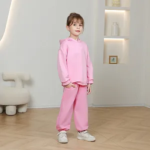 Пуловер для девочек, повседневный, осенний худи для подростков на молнии, теплый детский свитшот с капюшоном, большой худи на молнии synthetic.ua - Фото 1