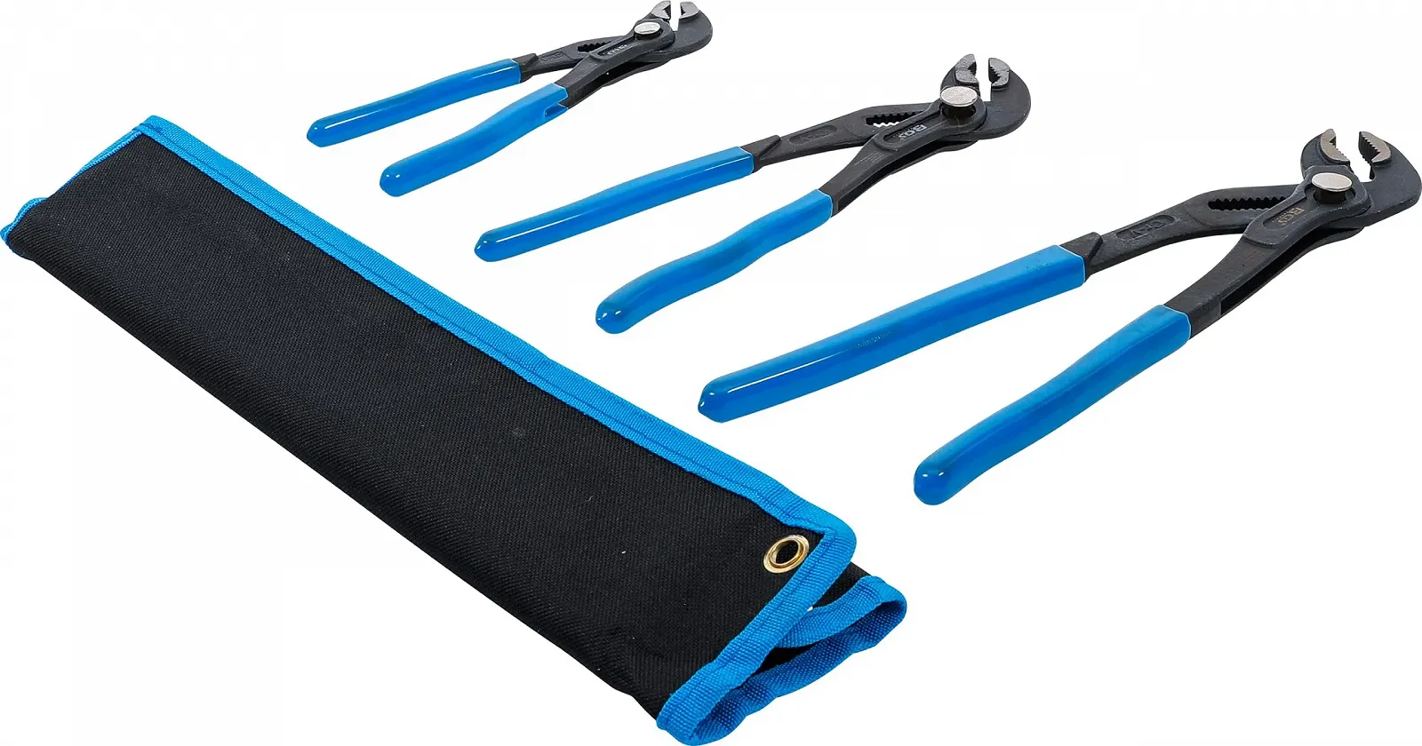 Набір плоскогубців для водяного насоса BGS 9545, 3 штуки, з фіксацією, 175 / 240 / 300 мм, протиковзкі, фото №4