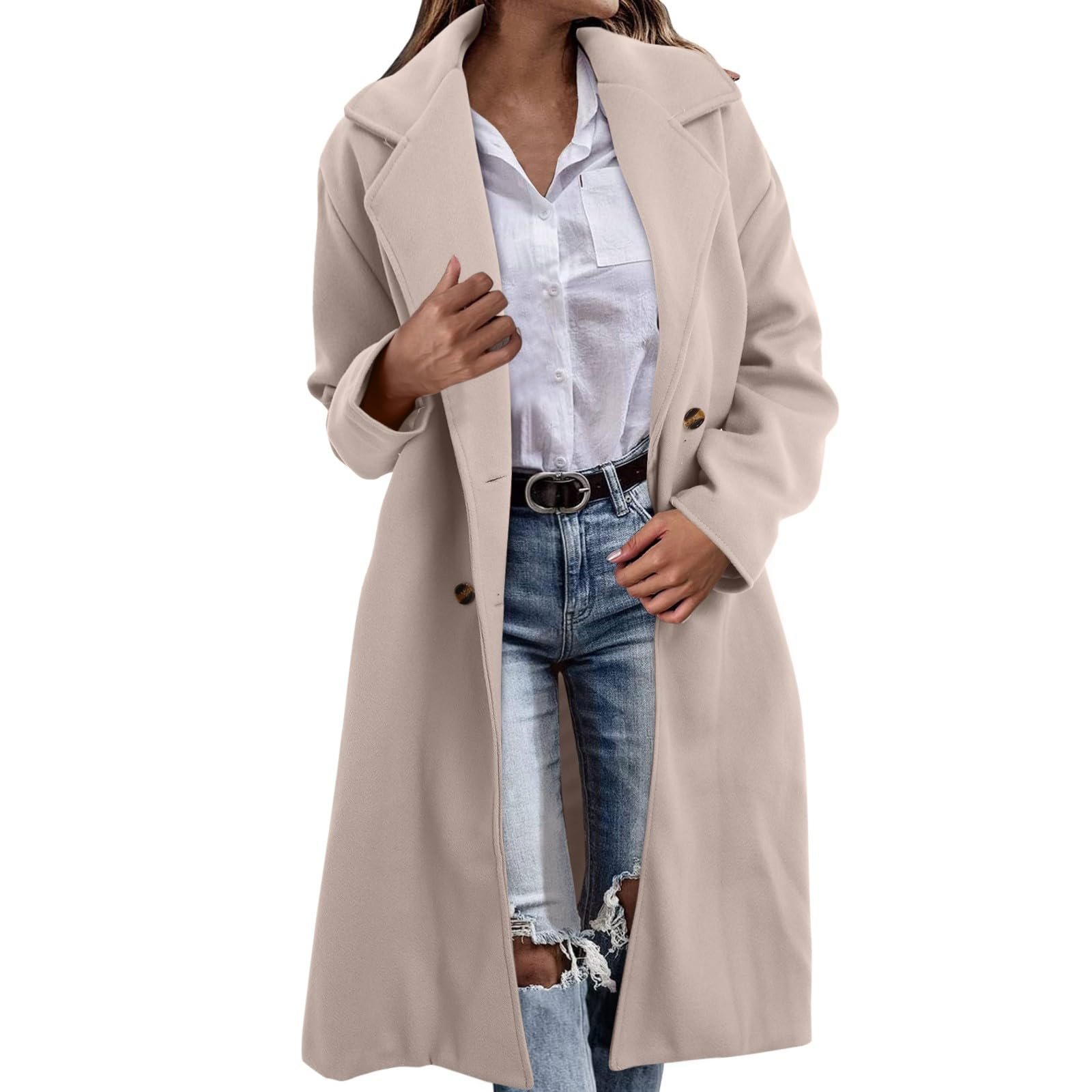 Шерстяное пальто Женская, фото №2