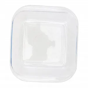 Форма для запекания квадратная термостойкая стеклянная микроволновая безопасная - Фото 1