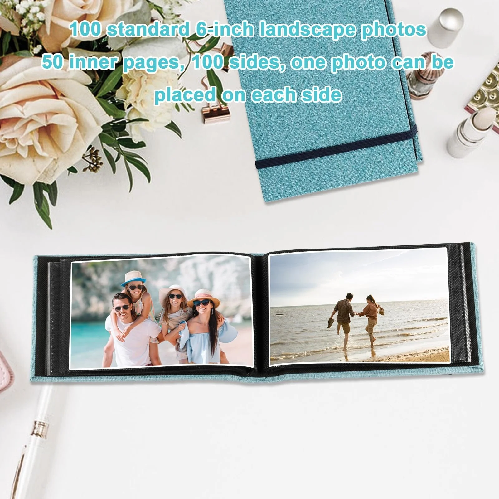 Мини Фотоальбом 15x10 см на 40 фотографий, портативный дорожный фотоальбом с тканевой обложкой для свадебных семейных праздничных фотографий, фото №3 Мини Фотоальбом 15x10 см на 40 фотографий, портативный дорожный фотоальбом с тканевой обложкой для свадебных семейных праздничных фотографий, фото №3