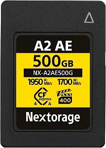 Купить Memory Card Nextorage CFexpress 4.0 Type A NX-A2AE500G 500 GB - Фото 1 Memory Card Nextorage CFexpress 4.0 Type A NX-A2AE500G 500 GB - Фото 1