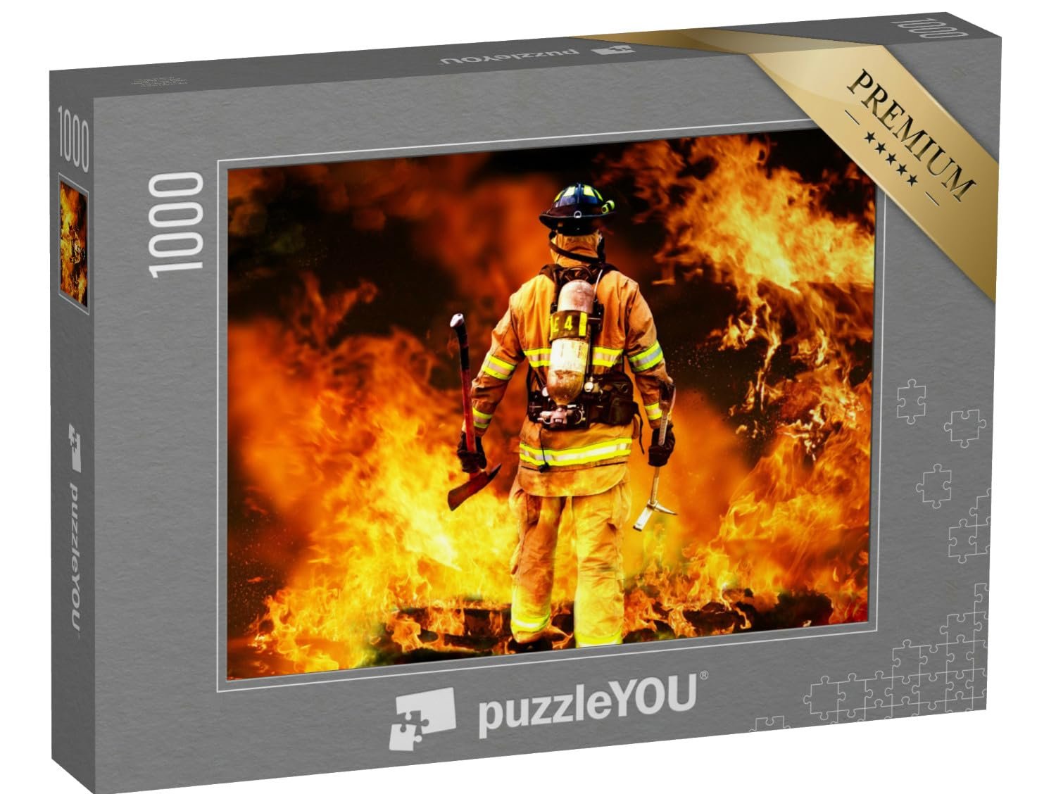 Пазл puzzleYOU Fireman in Fire Jigsaw Puzzle Collection Fireman in Fire 1000 деталей, фото №1