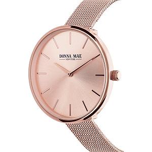 Женские часы Lucardi Donna Mae с сетчатым ремешком Цвет розового золота, сталь synthetic.ua - Фото 1