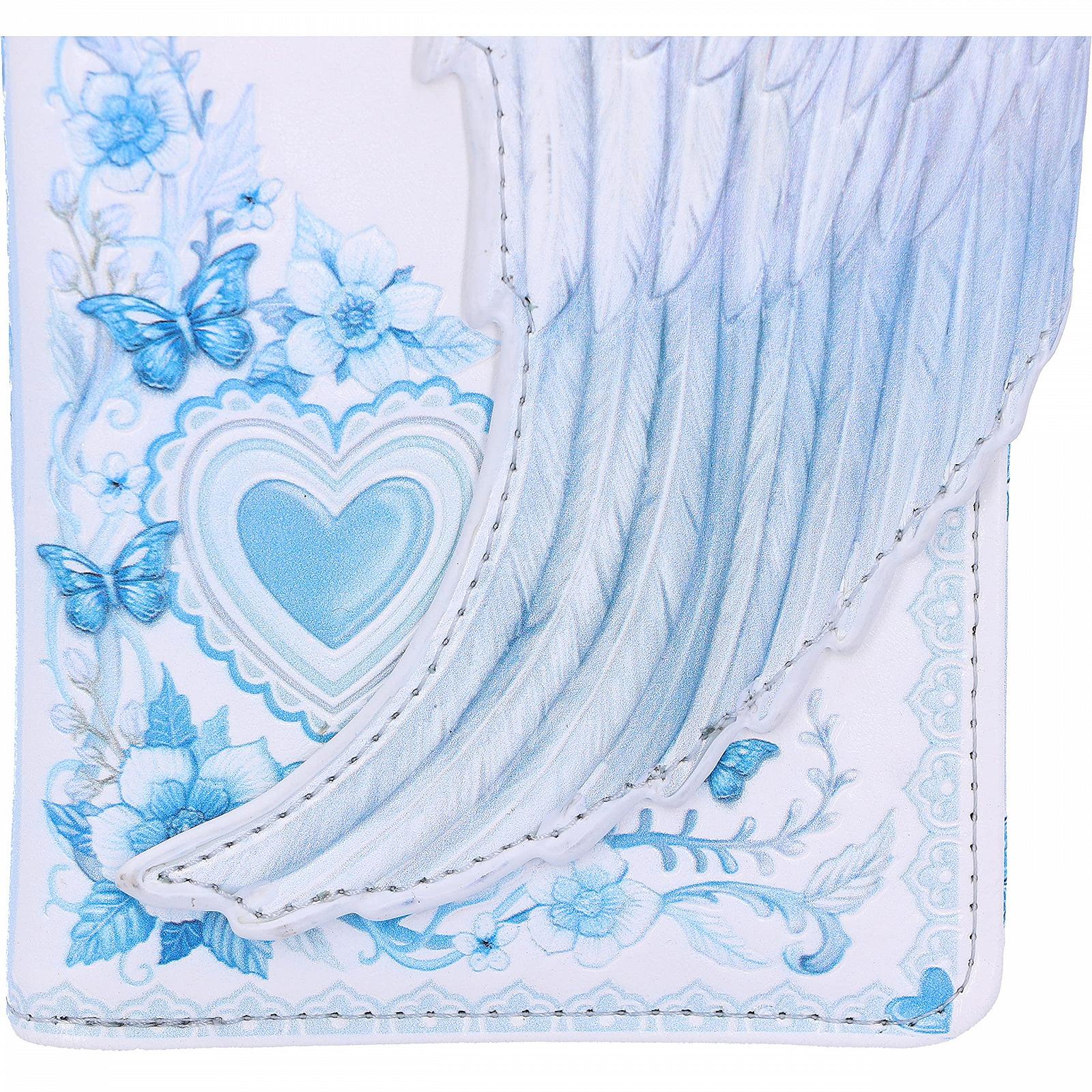Кошелек Nemesis Now Angel Wings Тисненый 18.5см Белый, фото №5