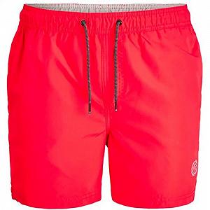 Шорти для плавання JJIBALI JJSWIMSHORTS AKM SOLID STS 12183741 Flame Scarlet Jack&Jones Червоний M - Фото 1