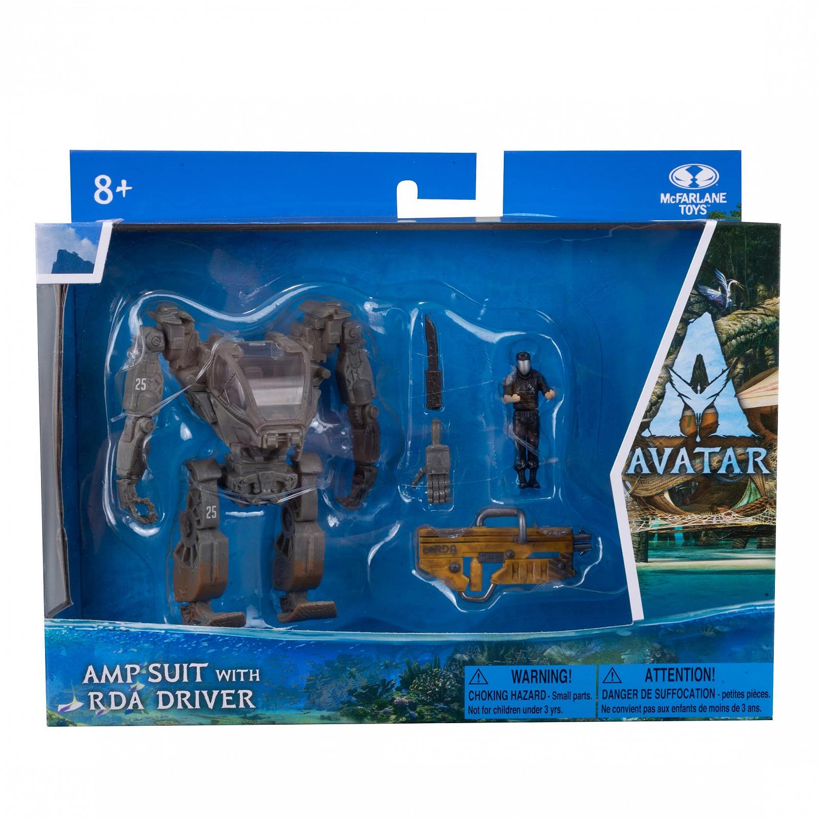 Фигурки Avatar The Way of Water Deluxe Medium Amp Suit с водителем RDA, фото №10