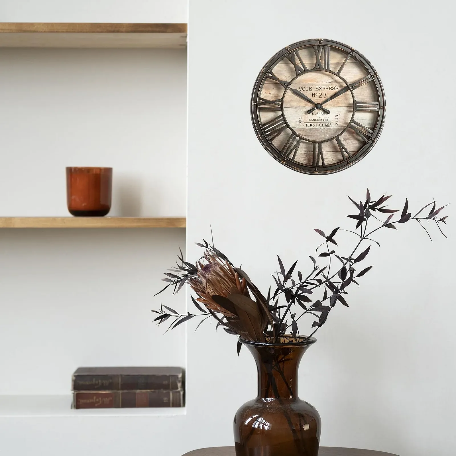 Механические часы Well Home Пластик Коричневый, фото №3 Механические часы Well Home Пластик Коричневый, фото №3