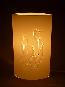 Настільна лампа Floral Tulip 34х22 см E14 40 W synthetic.ua - Фото 1