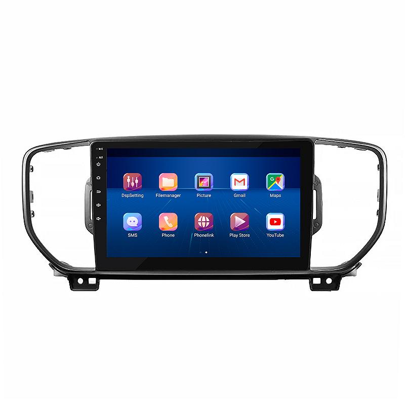 Штатна магнітола Lesko для Kia Sportage IV 2016-2018 екран 9 6/128Gb 4G Wi-Fi GPS Top, фото №2