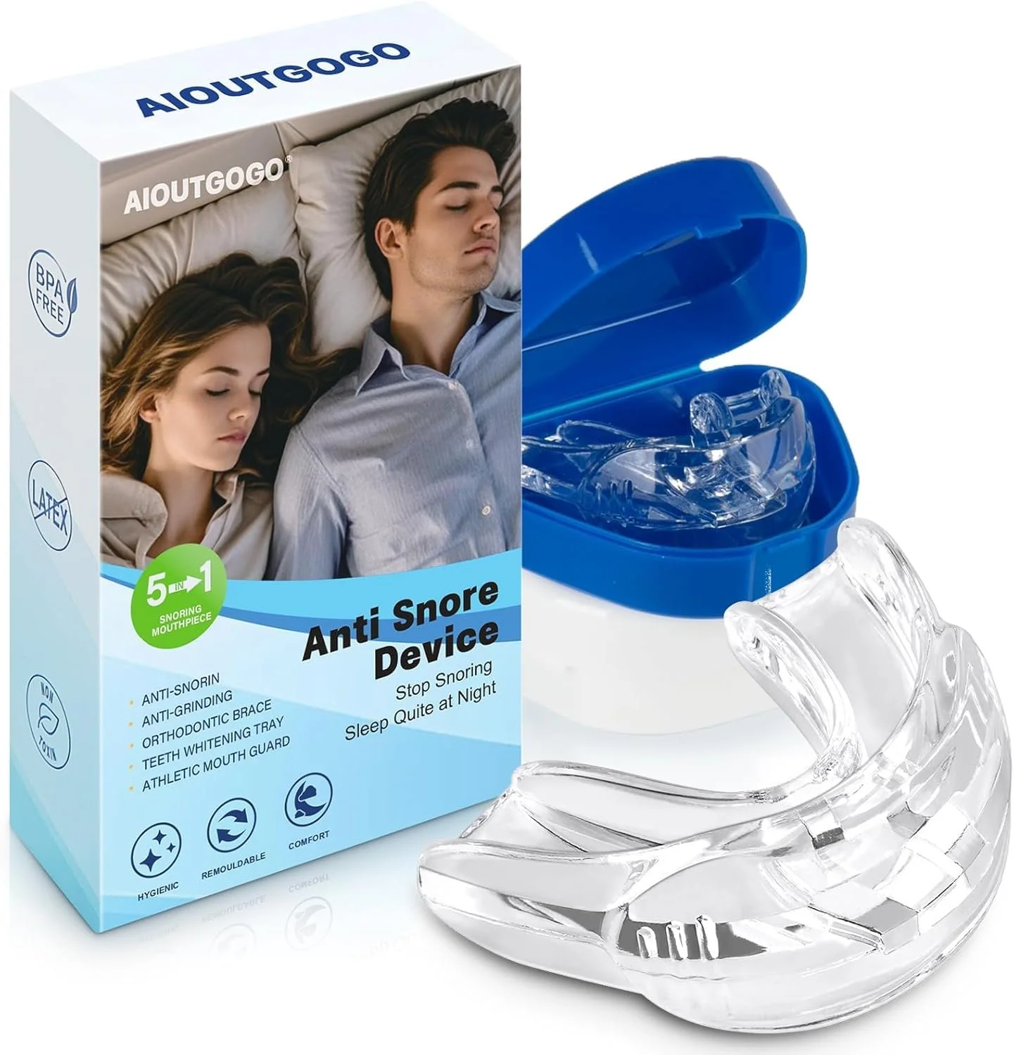 Засіб від хропіння, 2 шт, Шина, фото №1 Засіб від хропіння, 2 шт, Шина, фото №1