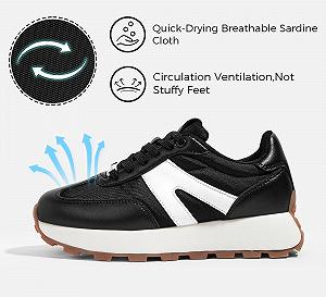 Кроссовки на платформе LUCKY STEP Ретро Классика synthetic.ua - Фото 1