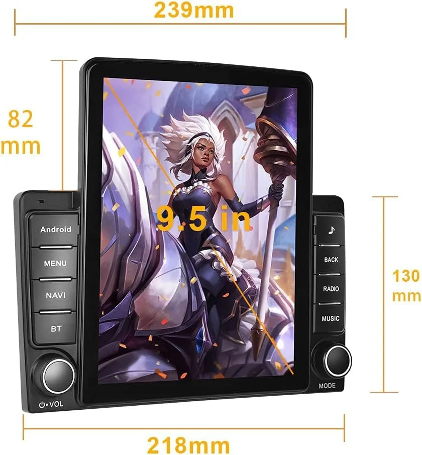 Автомагнітола Hikity / 9.5" / Сенсорна / 1/16Гб / Android 10 / Bluetooth / WI-FI / GPS / USB / 2DIN, фото №7 Автомагнітола Hikity / 9.5" / Сенсорна / 1/16Гб / Android 10 / Bluetooth / WI-FI / GPS / USB / 2DIN, фото №7