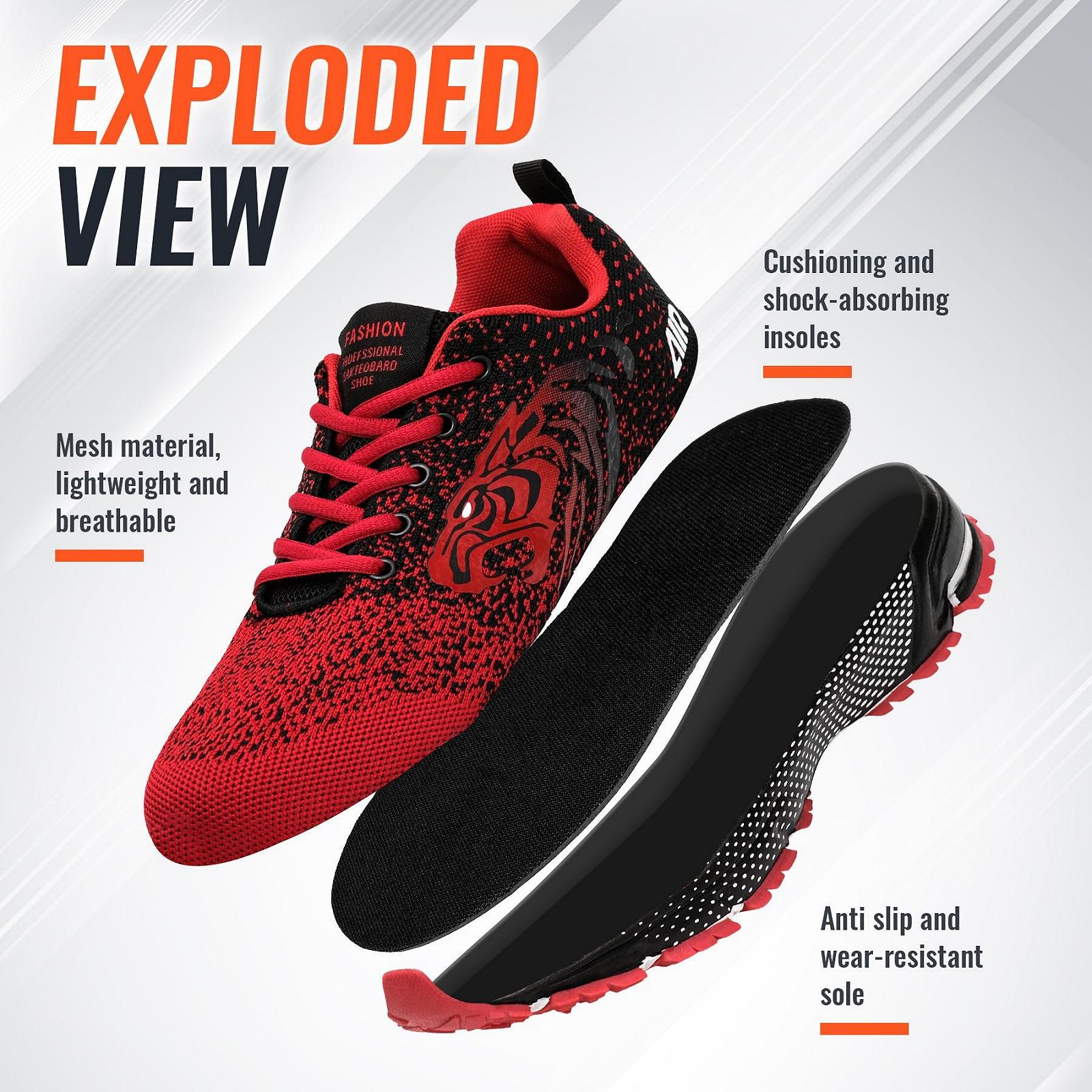 Кросівки ASHION Чоловічі Спортивні Дихаючі Легкі, фото №6