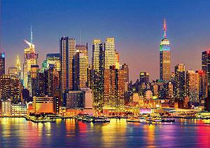 Пазл Educa Manhattan at night 18466 1500 деталей New York synthetic.ua - Фото 1