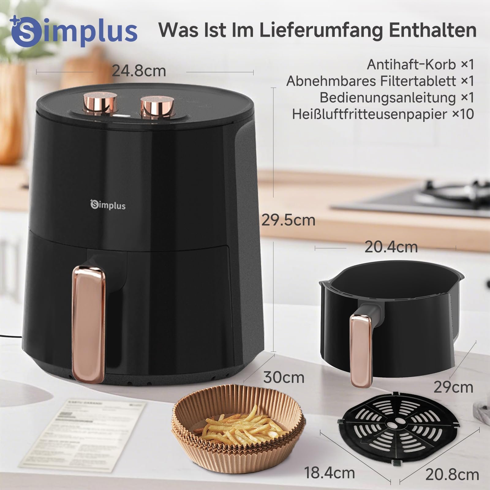 Мультипіч SIMPLUS 4 л 1300 Вт 80-200°C таймер 30 хв, фото №7 Мультипіч SIMPLUS 4 л 1300 Вт 80-200°C таймер 30 хв, фото №7