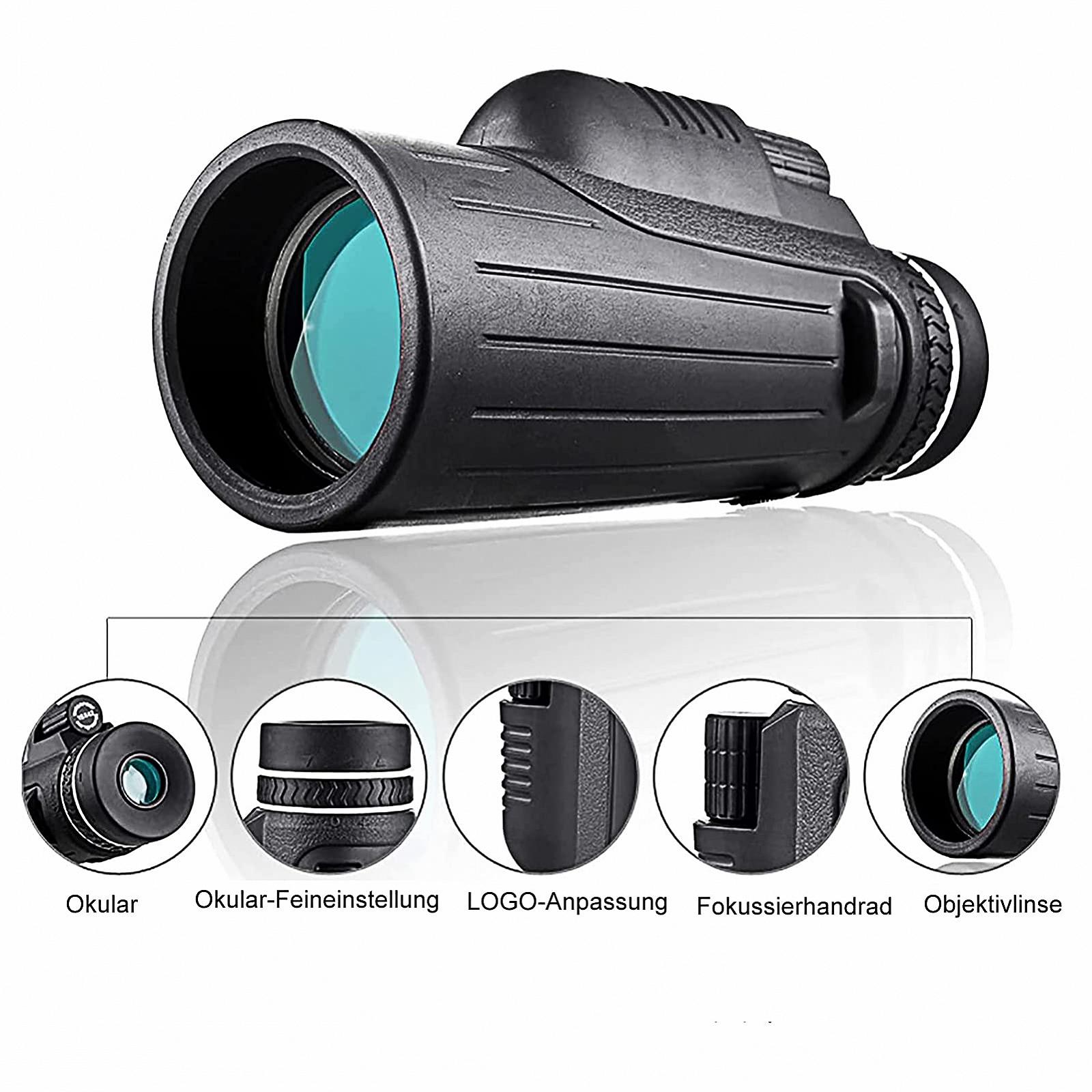 Монокуляр 120x100 Компактний Водонепроникний з Тримачем для Смартфона та Штативом, фото №3