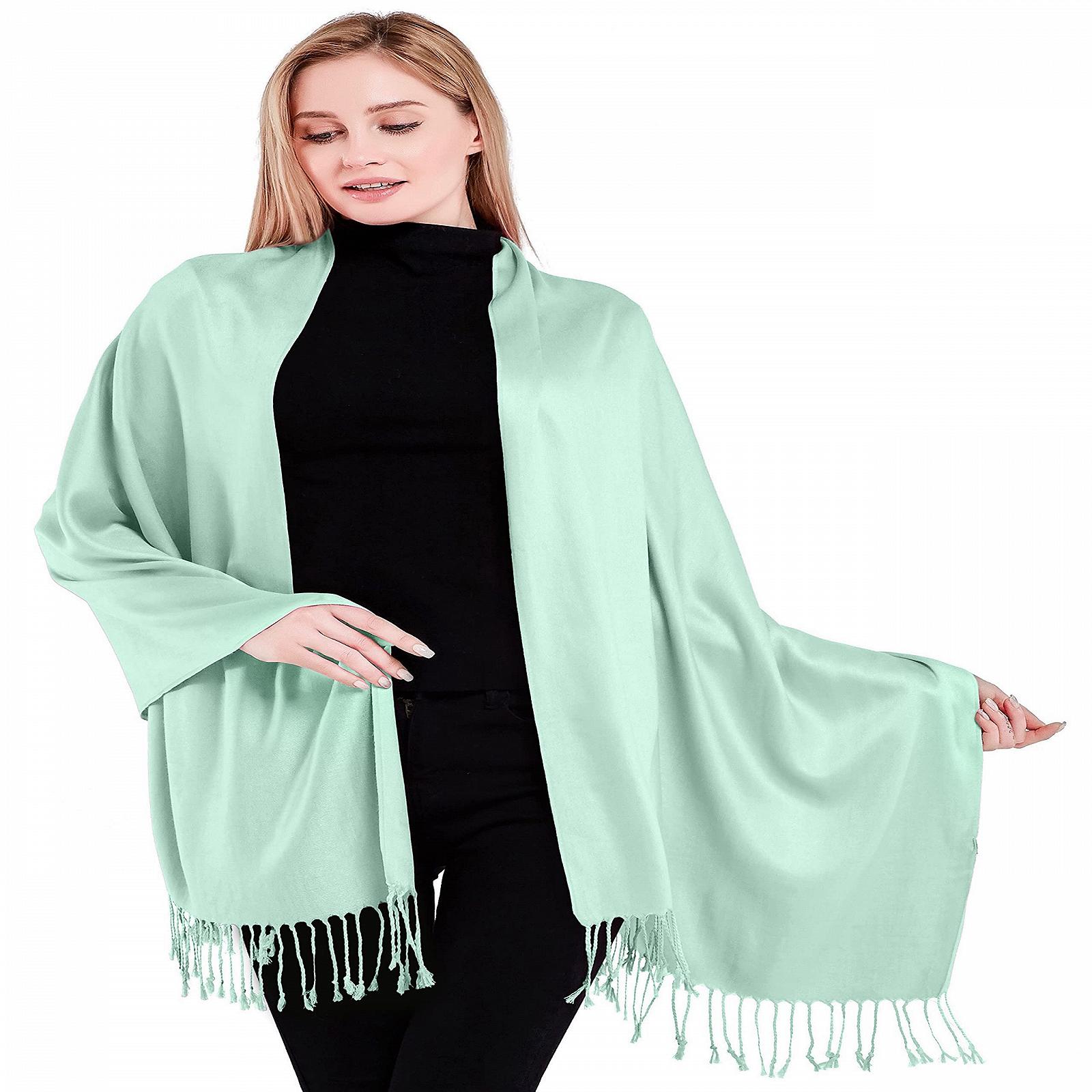 Однотонный шарф-пашмина CJ Apparel для женщин, фото №2
