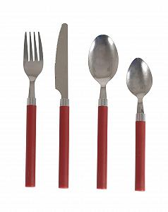Купити Набір Bo-Camp для столових приборів для 1 особи червоний - Фото 1 Набір Bo-Camp для столових приборів для 1 особи червоний - Фото 1