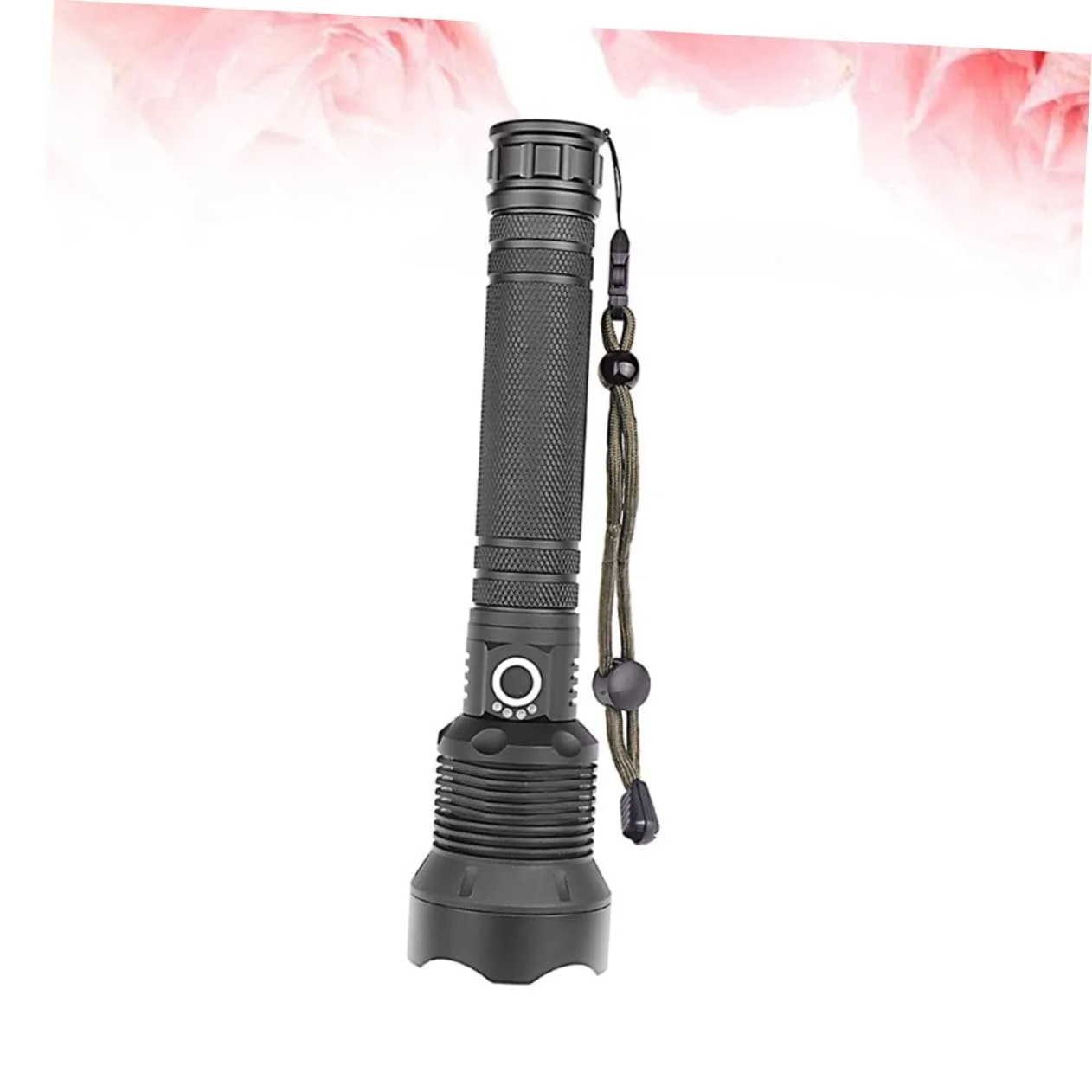 Перезаряжаемый USB фонарь для улицы с индикатором питания, алюминиевый сплав, телескопический зум, высокоэффективный LED, компактный и прочный для кемпинга, походов и чрезвычайных ситуаций, фото №5