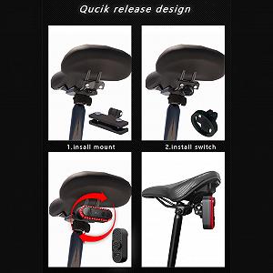 Камера ZJchao Велосипед с задним светом 1080P HD угол обзора 150° подключение к телефону водонепроницаемая synthetic.ua - Фото 1