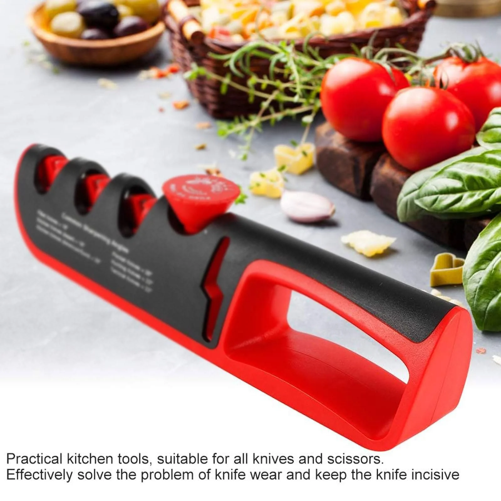 Точилка для ножів та ножиць 4 в 1 багатофункціональна регульована, фото №5 Точилка для ножів та ножиць 4 в 1 багатофункціональна регульована, фото №5