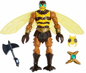 Фигурка Masters of the Universe Revelation to New Eternia Базз-Офф, 18 см, 30 подвижных суставов, оружие и сменные головы - Фото 1