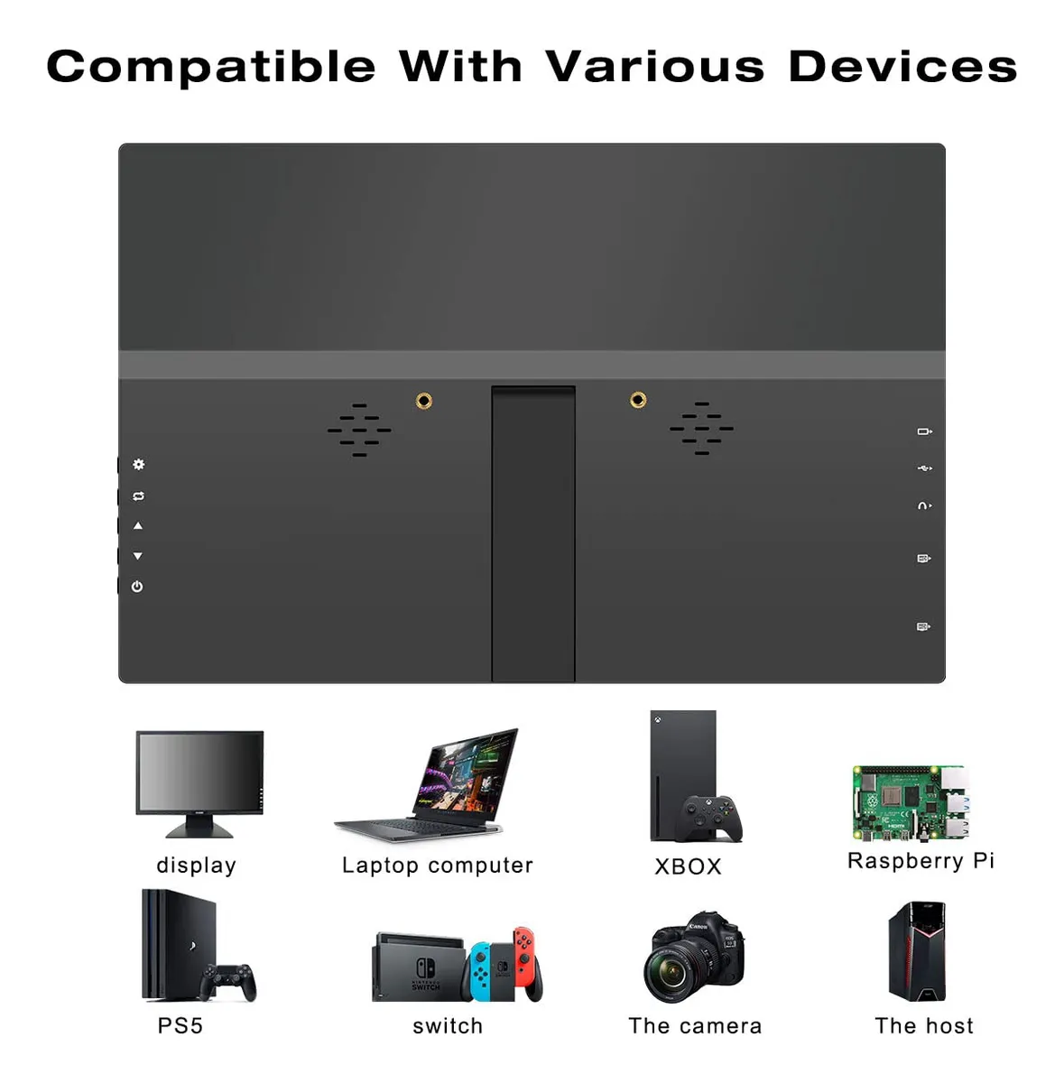 Монитор портативный 11.6" Kenowa HD116 HD IPS 60 Гц, фото №3