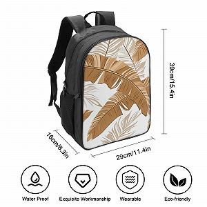Рюкзак RSIUUODNF Leaf шкільний для дівчаток та хлопчиків, ергономічний дизайн, кампус, для підлітків, 40x28x16 см synthetic.ua - Фото 1