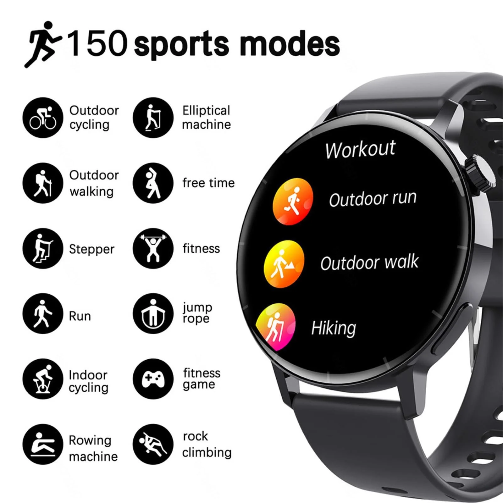 Фитнес Часы Smartwatch F67S0509 Черный Резиновый, фото №2