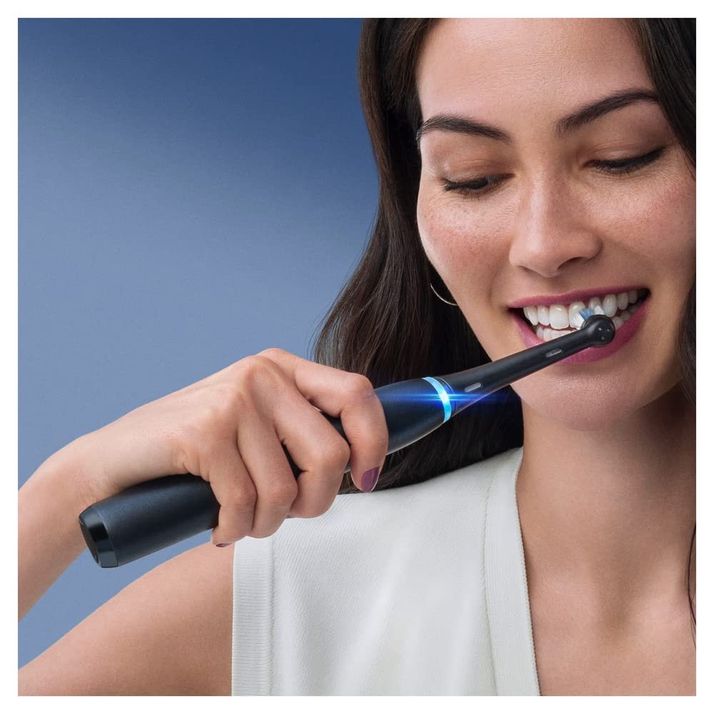 Зубная щетка электрическая Oral-B iO Series 8, 6 режимов чистки, магнитная технология, цветной дисплей, черный оникс, фото №2