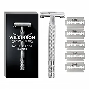 Т-образная бритва Wilkinson Sword Barber's Style The Edger + 5 лезвий - Фото 1
