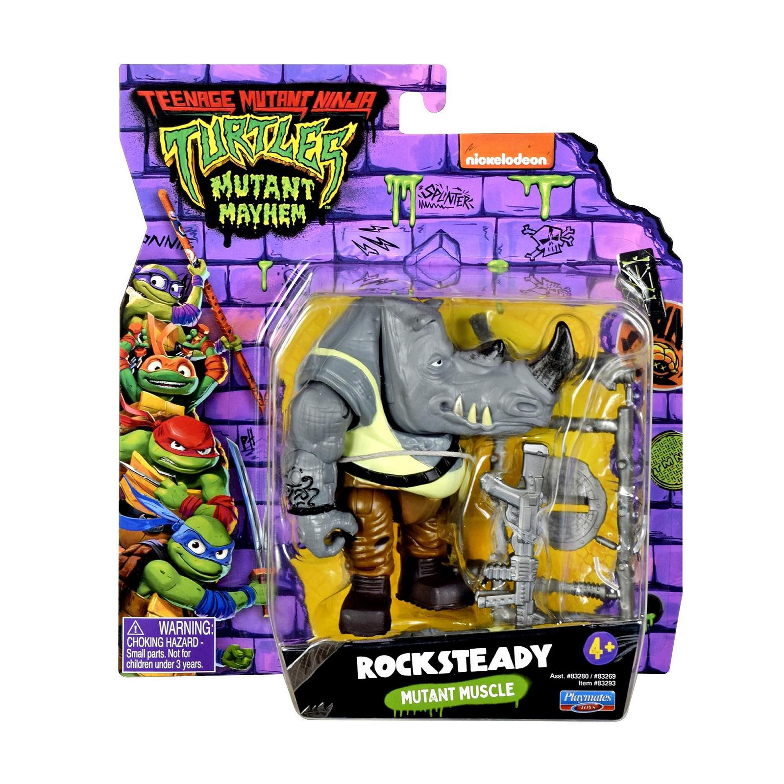 Фигурка Черепашки-ниндзя Rocksteady Основная фигурка, фото №2