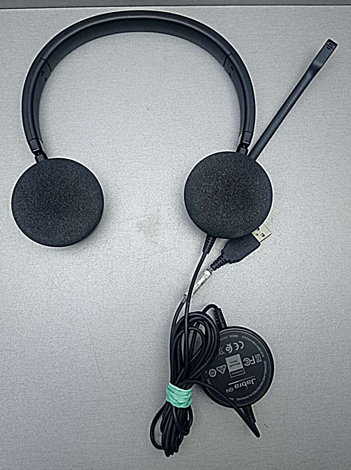 Наушники и Bluetooth-гарнитуры Jabra Evolve 20 MS Stereo HSC016 Black, фото №2