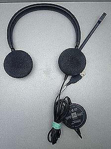 Наушники и Bluetooth-гарнитуры Jabra Evolve 20 MS Stereo HSC016 Black synthetic.ua - Фото 1