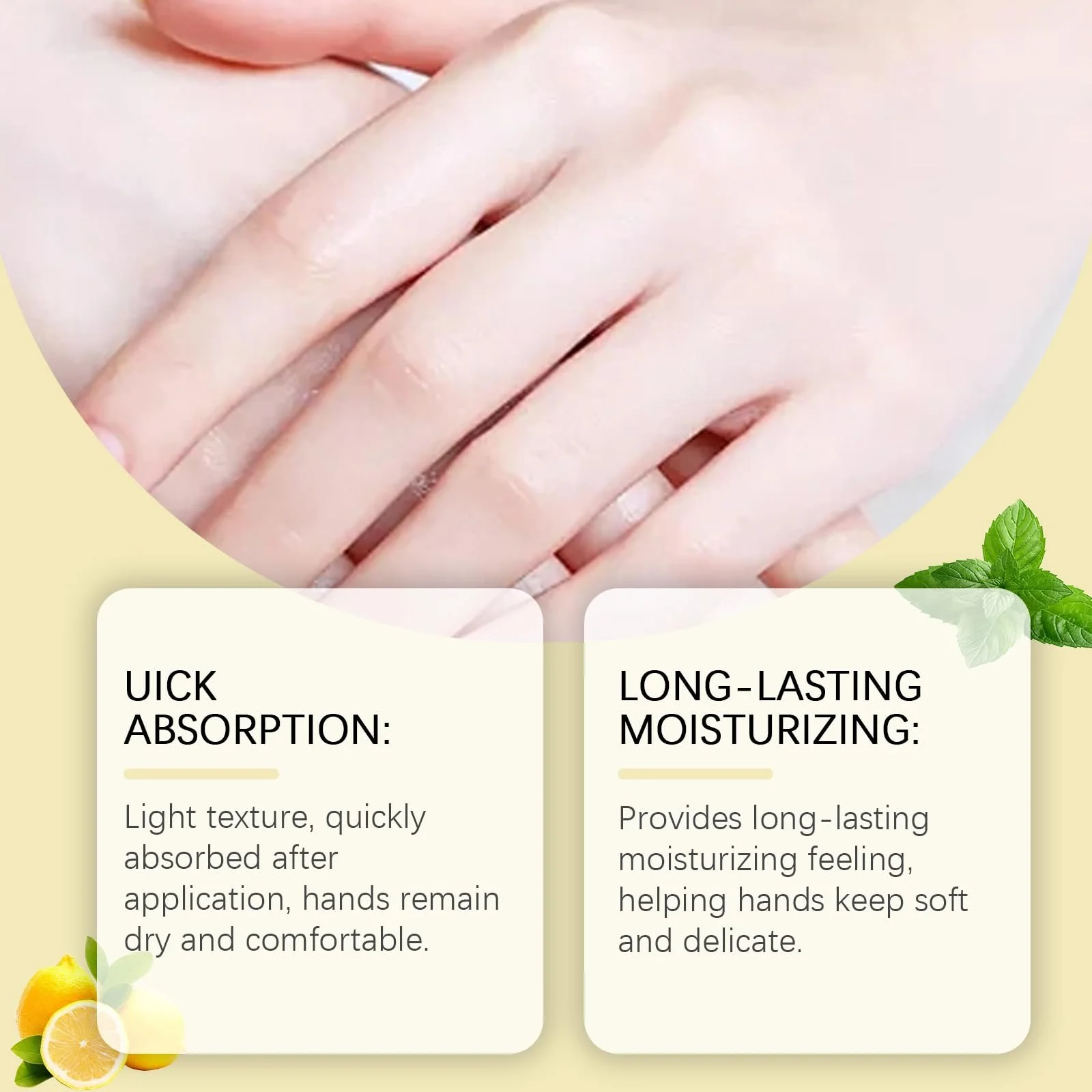 Крем для рук 2 x заспокійливий крем для рук для дуже сухої шкіри, інтенсивно зволожує, фото №2