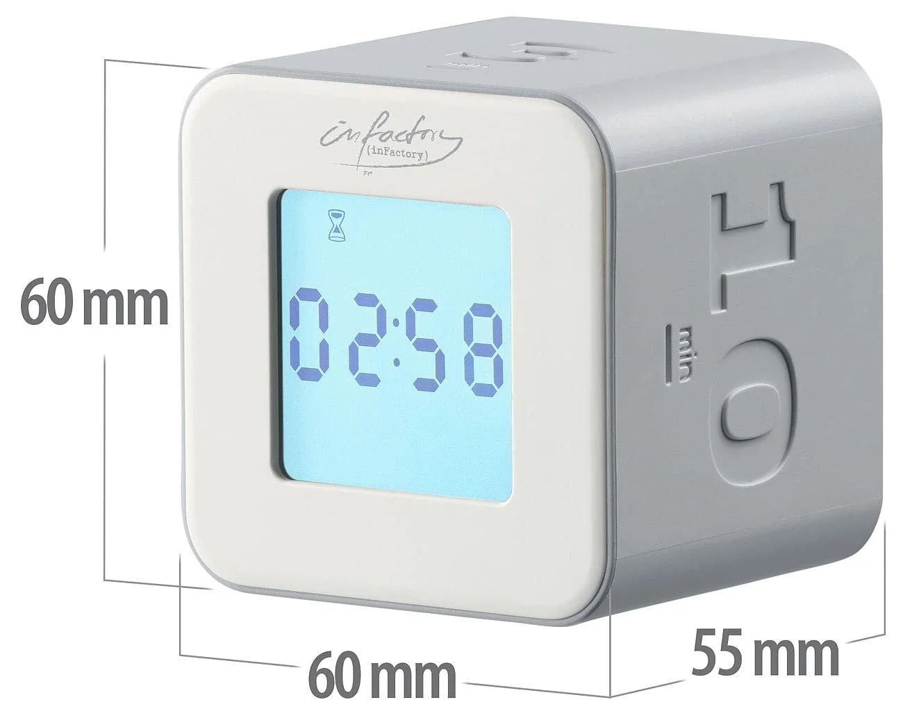 Цифровые таймеры-кубы infactory Cube Timer набор из 2 шт. 4 режима 6 x 6 x 5.5 см LED, фото №5