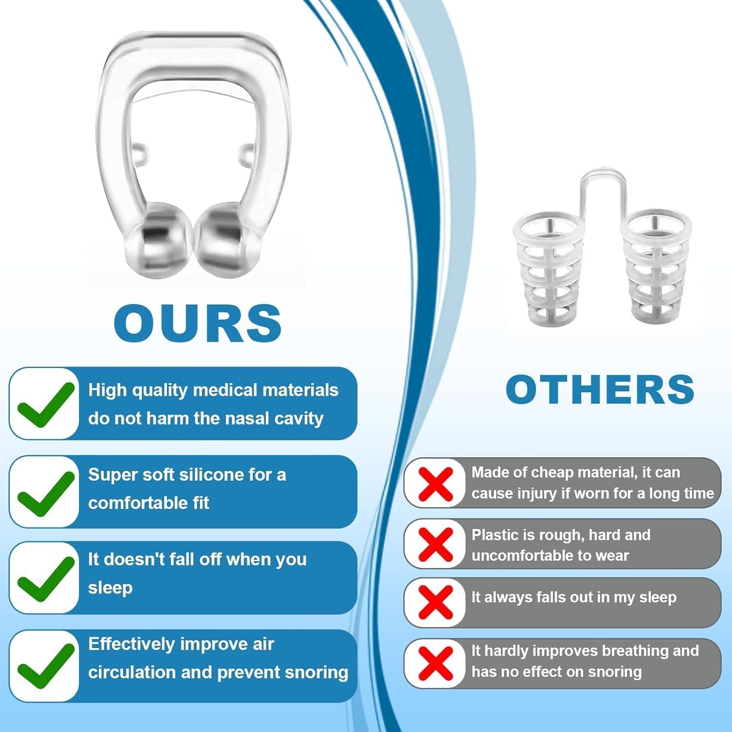 Клипсы против храпа (8 шт.), фото №6