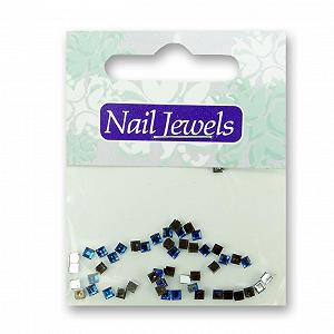 Акрилові стрази Квадрат EigenArt Аквамарин - Фото 1