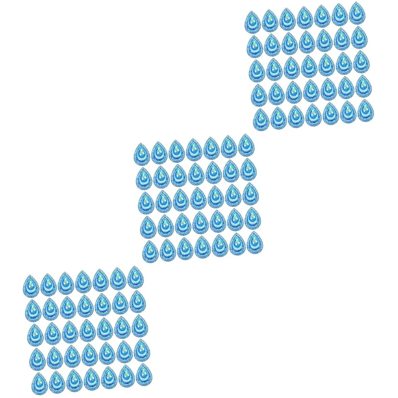 Стразы TEHAUX Ручной Работы Павлин, Набор 3 шт., фото №1